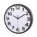 Wanduhr HALLEY, schwarz - Werbeartikel