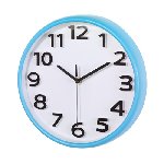 Wanduhr HALLEY, hellblau - Werbeartikel
