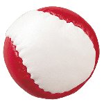 Anti-Stress-Ball JUGGLE, rot-wei� - Werbeartikel