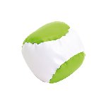 Anti-Stress-Ball JUGGLE, hellgr�n-wei� - Werbeartikel