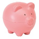 Anti-Stress-Schwein PIGGY, pink - Werbeartikel