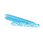 Nagelfeile CARE, blau - Werbeartikel