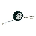 Ma�band GUM, silber-schwarz - Werbeartikel