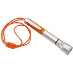 Taschenlampe WRITE LIGHT, silber-orange - Werbeartikel