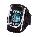 Oberarm-Handyb�rse SMART RUN, schwarz - Werbeartikel