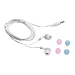 In-Ear-Kopfh�rer LISTEN, wei� - Werbeartikel