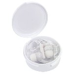 In-Ear-Kopfh�rer MUSIC, wei� - Werbeartikel