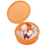 In-Ear-Kopfh�rer MUSIC, orange - Werbeartikel
