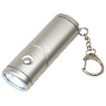 LED-Taschenlampe NOVA, silber - Werbeartikel