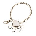 Schl�sselanh�nger CHAIN, silber - Werbeartikel