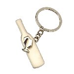 Schl�sselanh�nger CHABLIS, silber - Werbeartikel