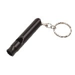 Schl�sselanh�nger FLUTE, schwarz - Werbeartikel