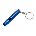 Schl�sselanh�nger FLUTE, blau - Werbeartikel