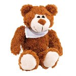 Teddy GRACE, braun-wei� - Werbeartikel