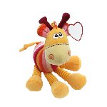 Spielgiraffe ELFRIEDE, orange - Werbeartikel