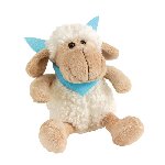 Pl�sch-Schaf ROSI, beige-wei� - Werbeartikel