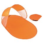 Pop-up-Strandmuschel SHIELD, orange - Werbeartikel