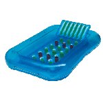 Luftmatratze CHILL & RELAX, blau - Werbeartikel