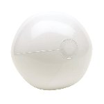 Aufblasbarer Strandball PACIFIC, wei� - Werbeartikel