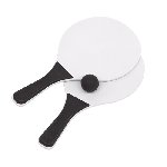 Beachball-Set SUMMER FEELING, wei�-schwarz - Werbeartikel