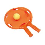 Beachball-Set HAVE FUN, orange - Werbeartikel