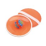 Beach-Set GAMBLE, wei�-orange - Werbeartikel