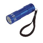 LED-Taschenlampe POWERFUL, blau - Werbeartikel