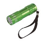 LED-Taschenlampe POWERFUL, gr�n - Werbeartikel