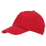 5-Panel-Cap FAVOURITE, rot - Werbeartikel