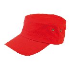 Military-Cap SOLDIER, rot - Werbeartikel