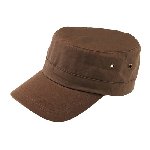 Military-Cap SOLDIER, mocca - Werbeartikel