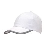 6-panel-Cap DETECTION, wei� - Werbeartikel