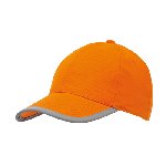 6-panel-Cap DETECTION, orange - Werbeartikel