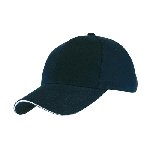 6-Panel-Sandwich-Cap LIBERTY, marineblau - Werbeartikel