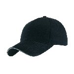 6-Panel-Sandwich-Cap LIBERTY, schwarz - Werbeartikel