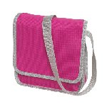 Kinder-Umh�ngetasche LILIPUT, pink-grau - Werbeartikel