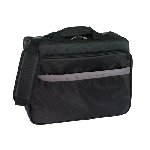 Laptoptasche OXFORD, schwarz-grau - Werbeartikel