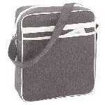 Umh�ngetasche VINTAGE, grau-beige - Werbeartikel