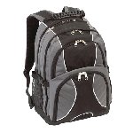 Rucksack HYPE, grau-schwarz - Werbeartikel