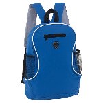 Rucksack TEC, schwarz-royalblau - Werbeartikel
