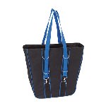 Shopper VARIO, schwarz-blau - Werbeartikel