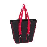 Shopper VARIO, schwarz-rot - Werbeartikel