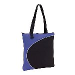 Shopper STYLE, schwarz-lila - Werbeartikel