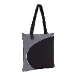 Shopper STYLE, schwarz-grau - Werbeartikel