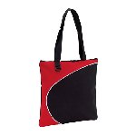 Shopper STYLE, schwarz-rot - Werbeartikel