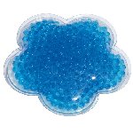 K�hlkissen FROZEN FLOWER, blau - Werbeartikel