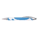 Kugelschreiber MODERN, blau-wei� - Werbeartikel