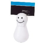 Visitenkartenhalter LITTLE MAN, wei� - Werbeartikel