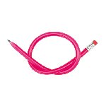 Flexibler Bleistift AGILE, pink - Werbeartikel