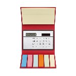 Memobox STICK & CALC, rot - Werbeartikel